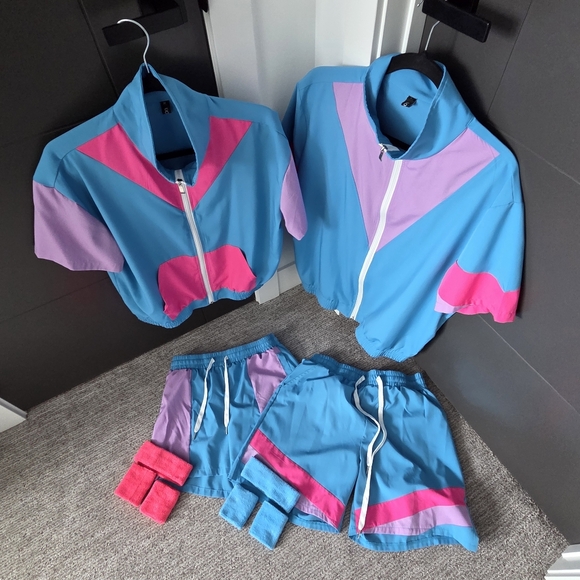 Other - Couples 80s Theme Costumes Blue and Pink (2 Sets)